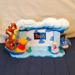 Disney frame - water scene with eeyore, Tigger, pooh and piglet